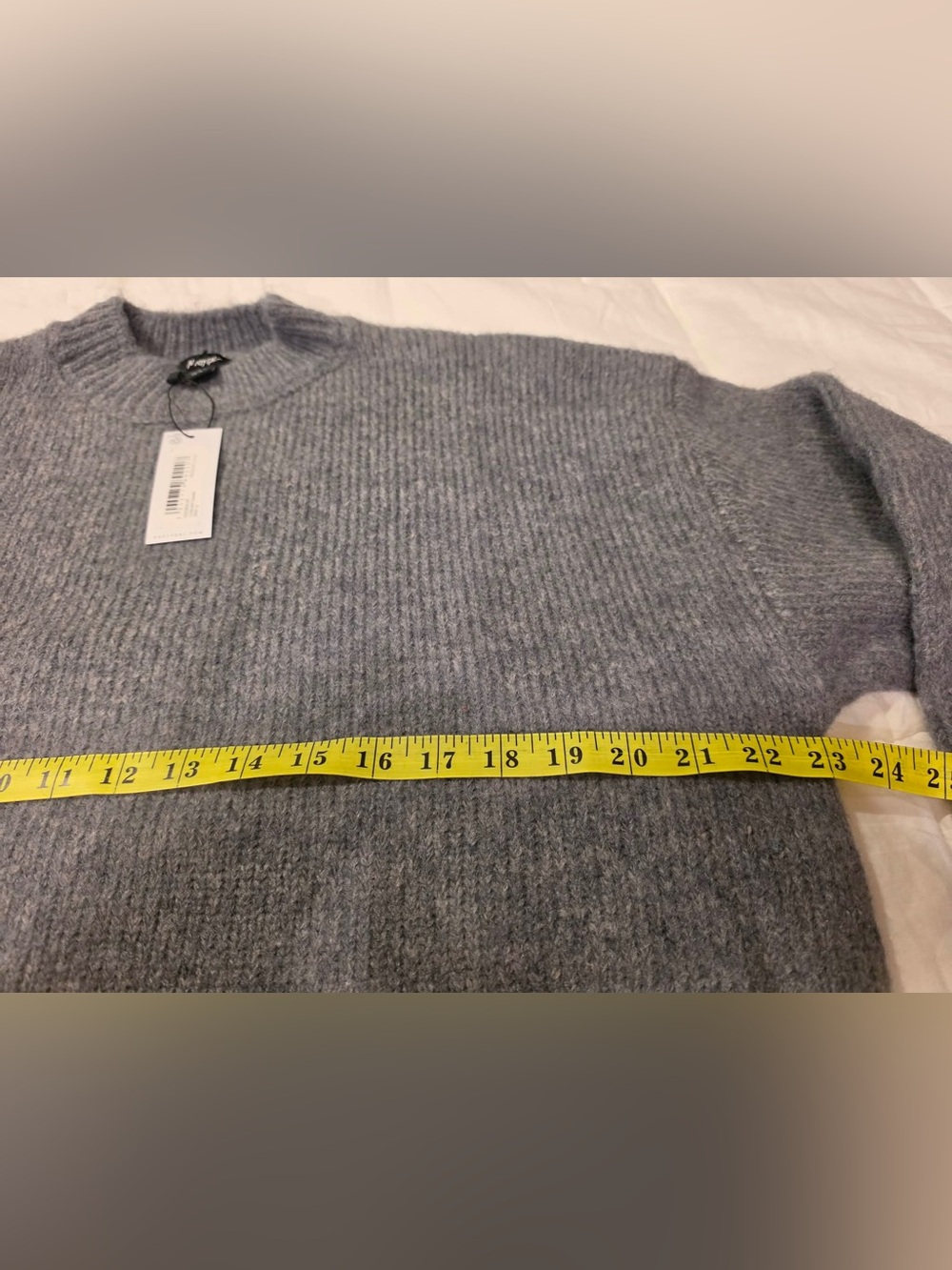Nasty Gal Women's Heather Gray Turtleneck Sweater - Picture 7 of 10